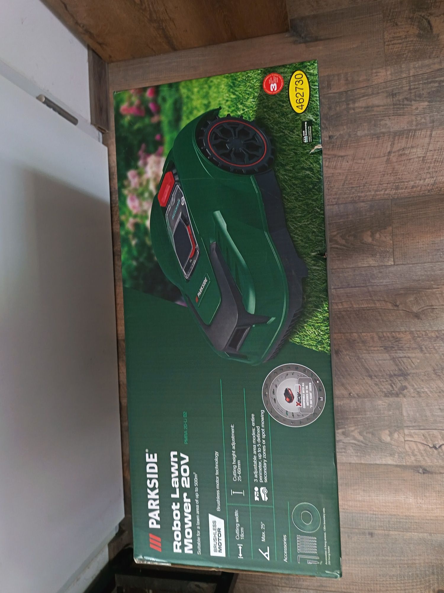 Parkside Косачка 20V с капак