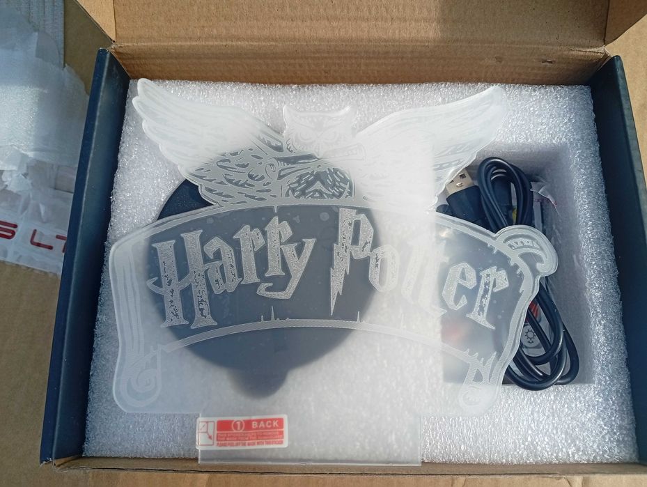 3D лампа на Хари Потър