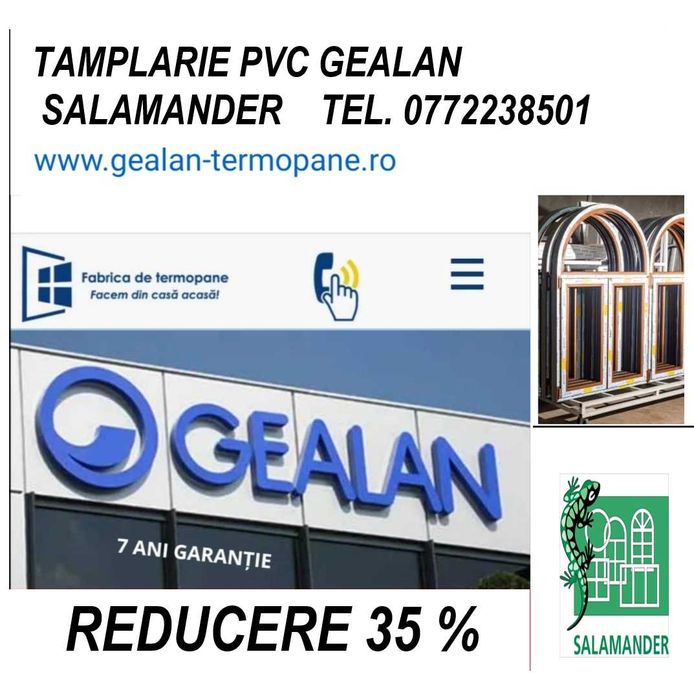 Tâmplarie PVC  reducere  35%