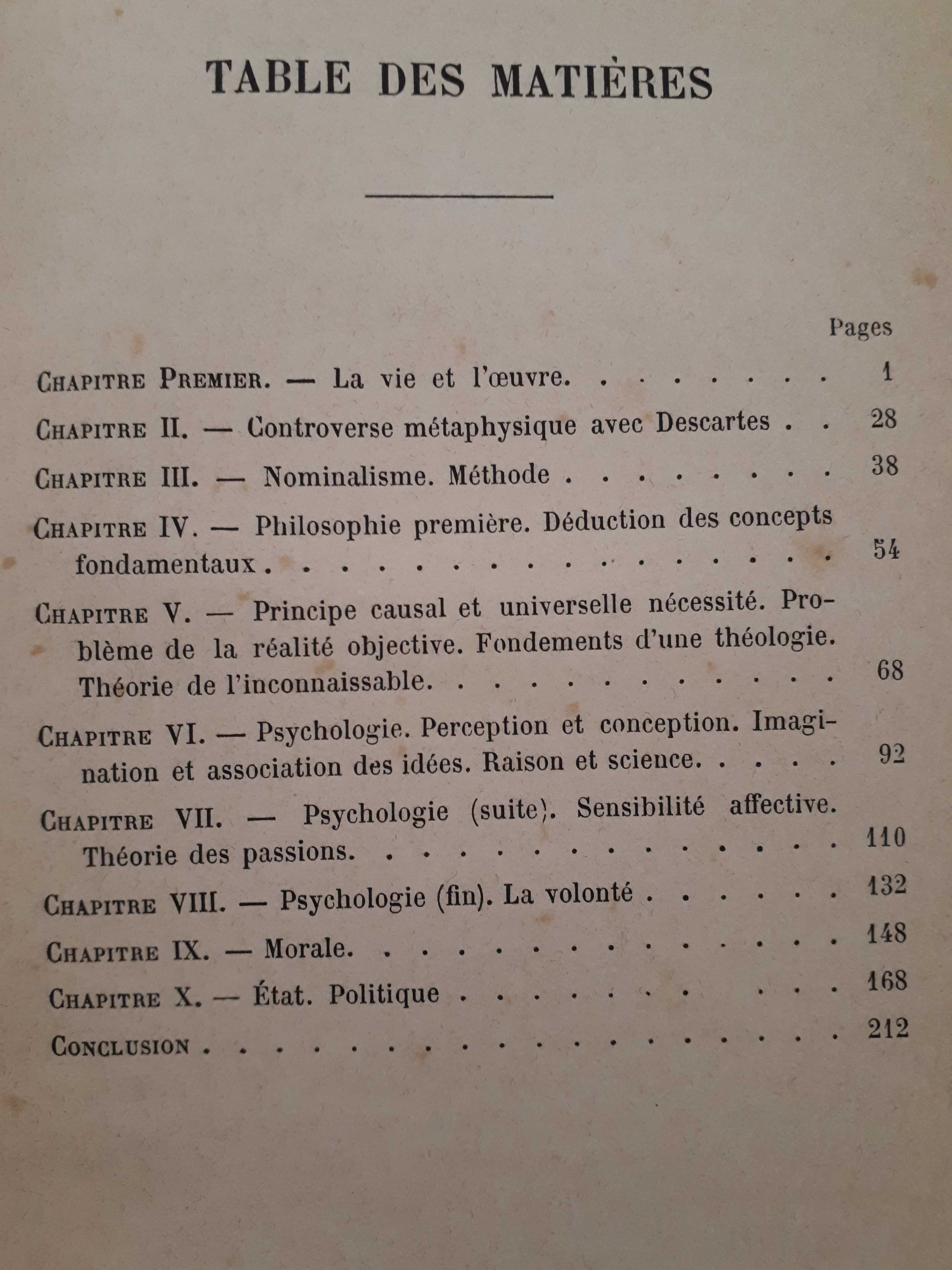 La Philosophie de HOBBES, par Georges Lyon, Paris, 1893