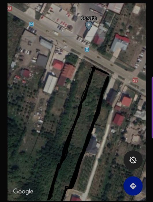 Teren Tomesti la DN 28 la strada principala