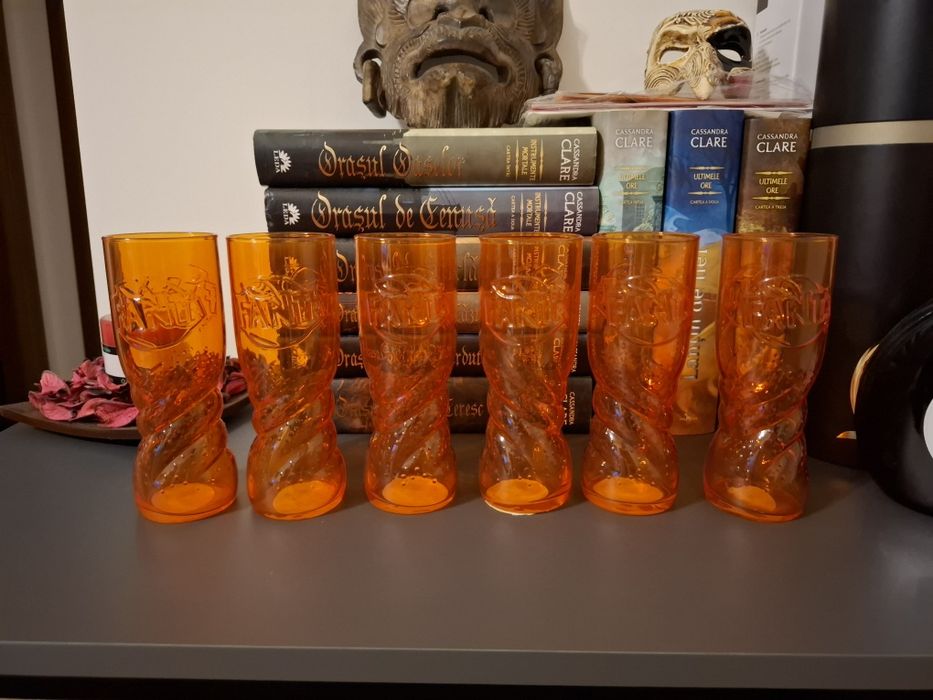 Pahare Fanta portocalii