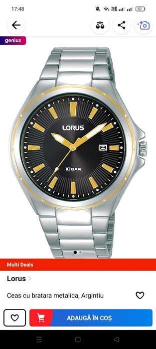 Ceas bărbați marca Lorus.