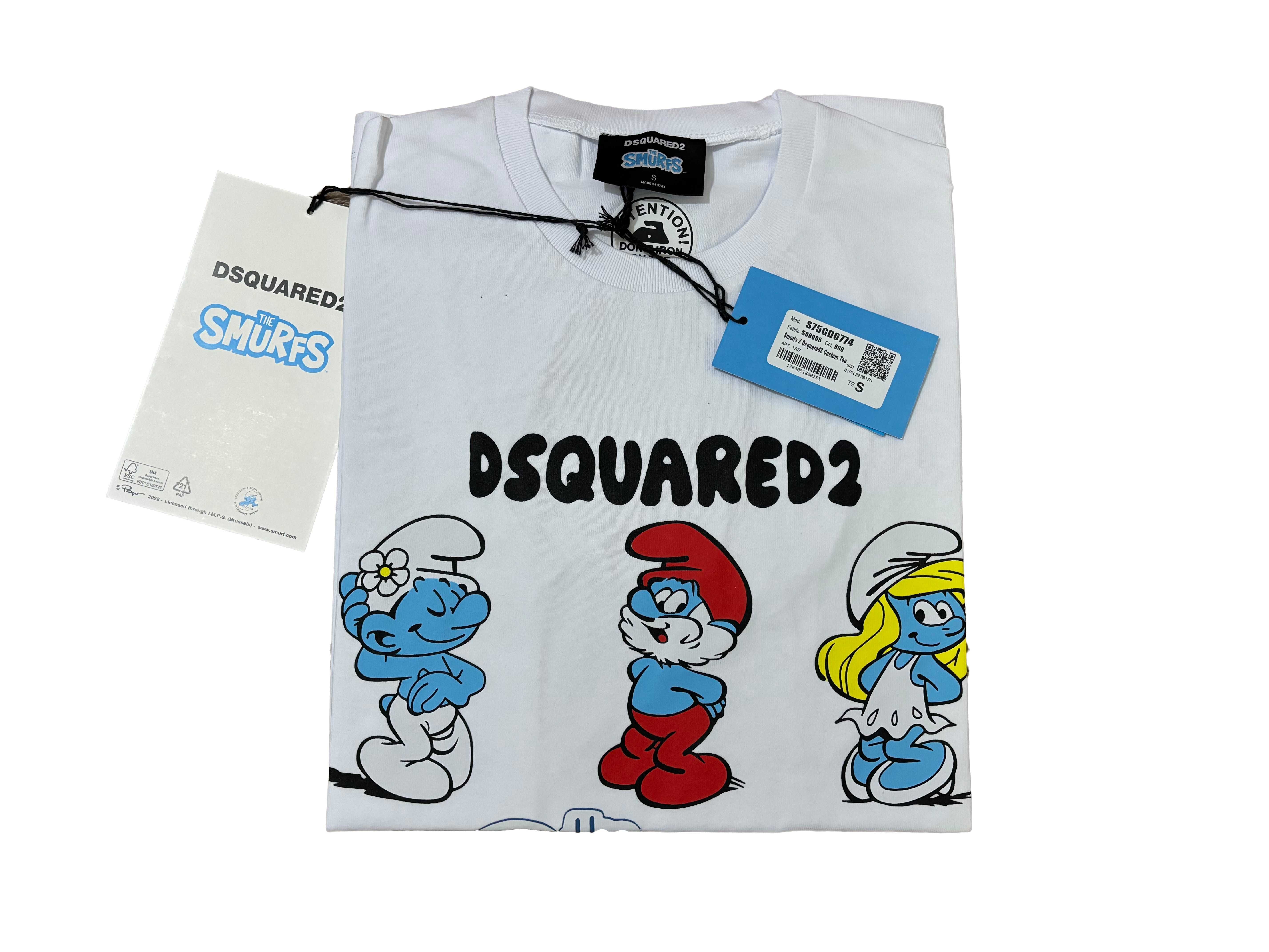 Мъжка Тениска Dsquared2 The Smurfs - S M L XL 2XL