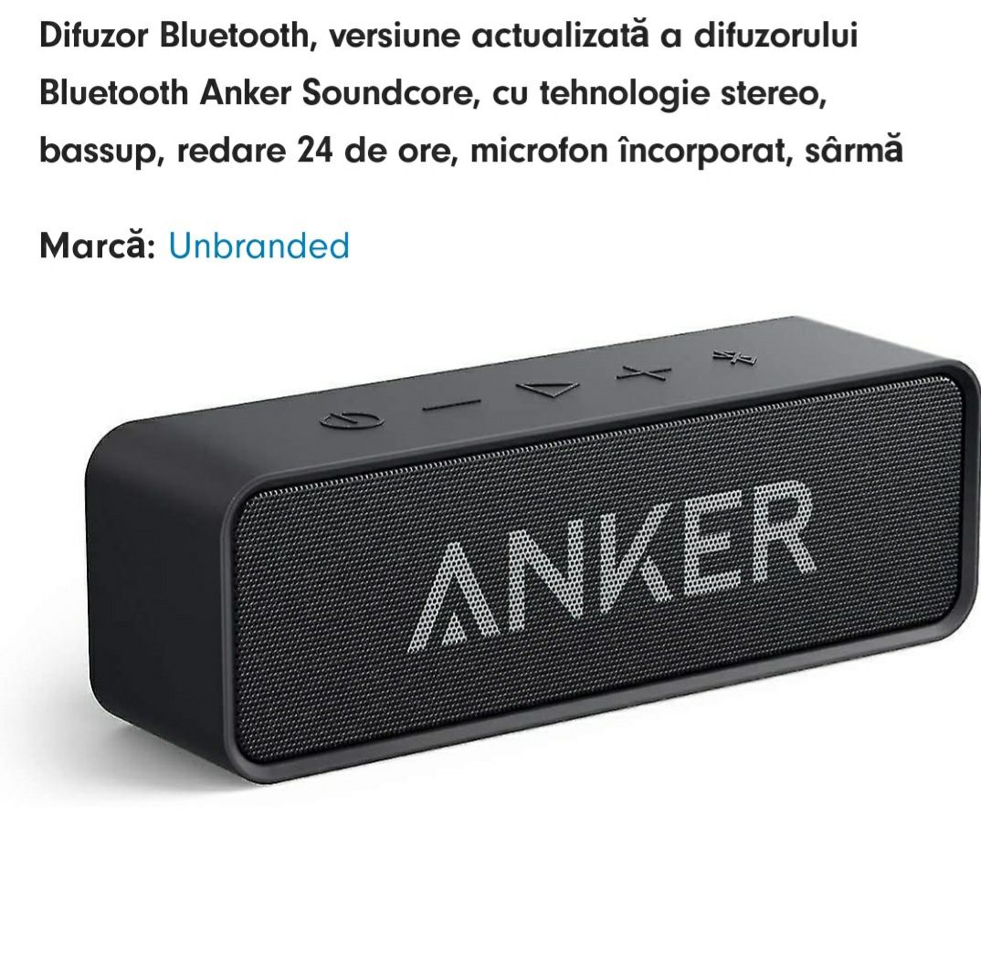 Boxa bluetooth Anker