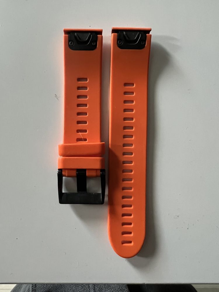 Curea Garmin QuickFit 22 -originala- silicon -orange