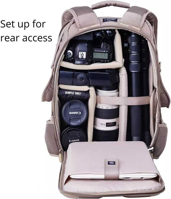 Rucsac foto Vanguard Veo Range T48 Beige cu husa