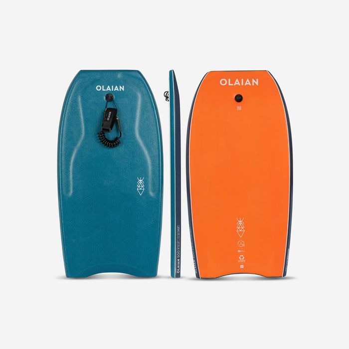 Bodyboard 500 Albastru/Portocaliu - produs resigilat (nou) Decathlon