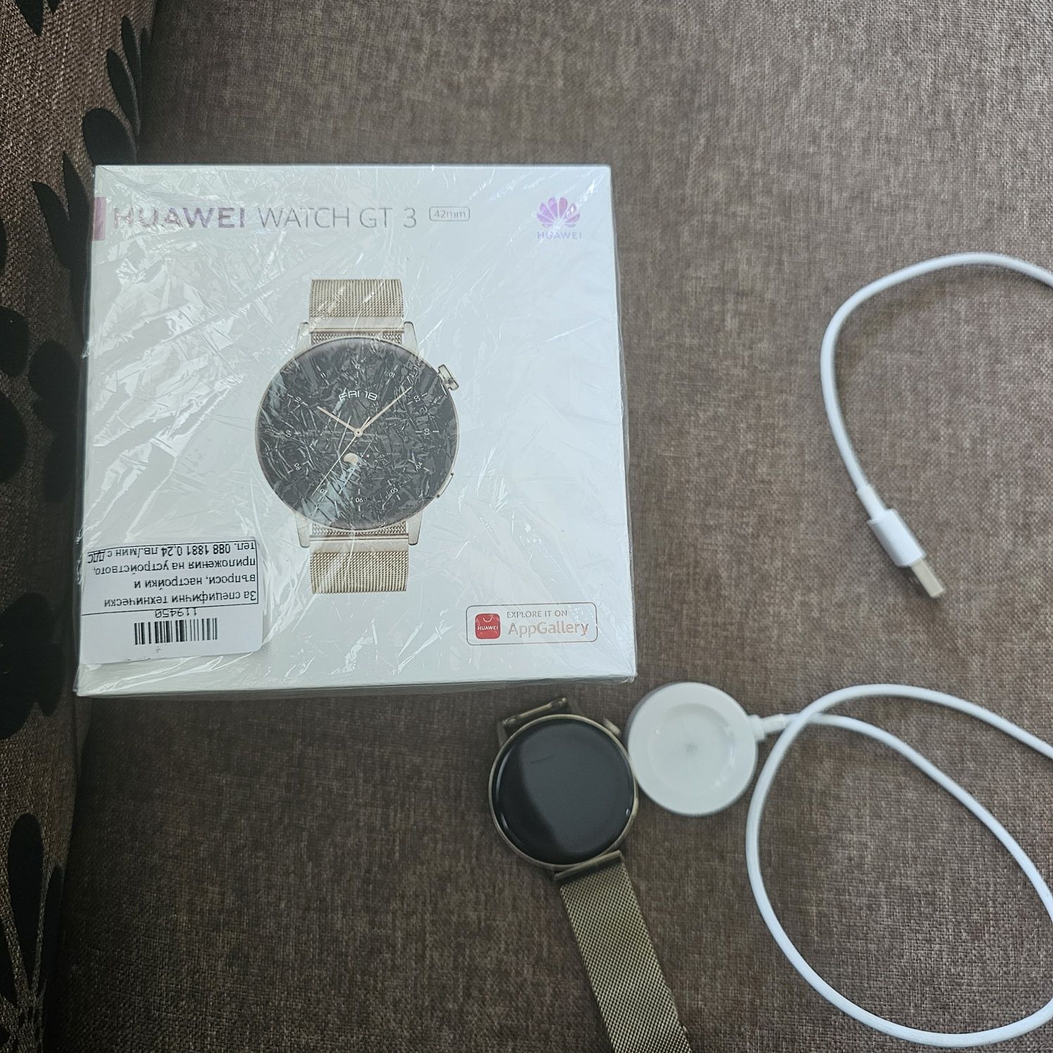 Продавам часовник Huawei Watch GT3 - 42 mm