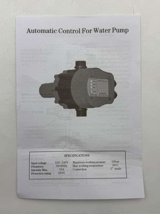 ROLF PS-01L ( регулятор насоса)