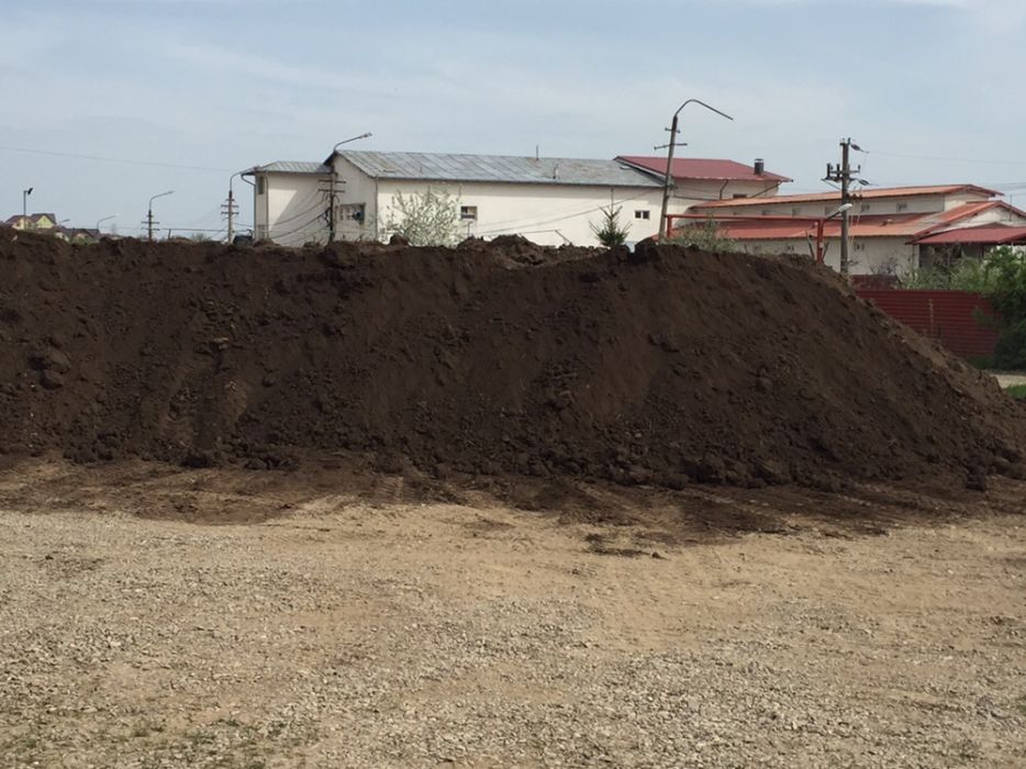 Pământ negru vegetal pentru gazon si grădină