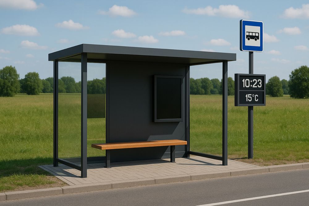 Stati autobuz smart / inteligente-proiectare/ finalizare /digitalizare