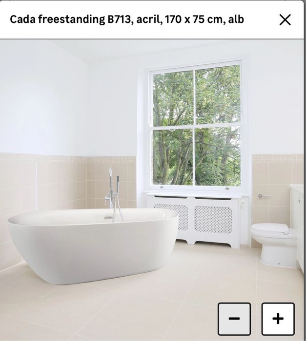 Cada Freestanding B713,acril,170x75,Alba