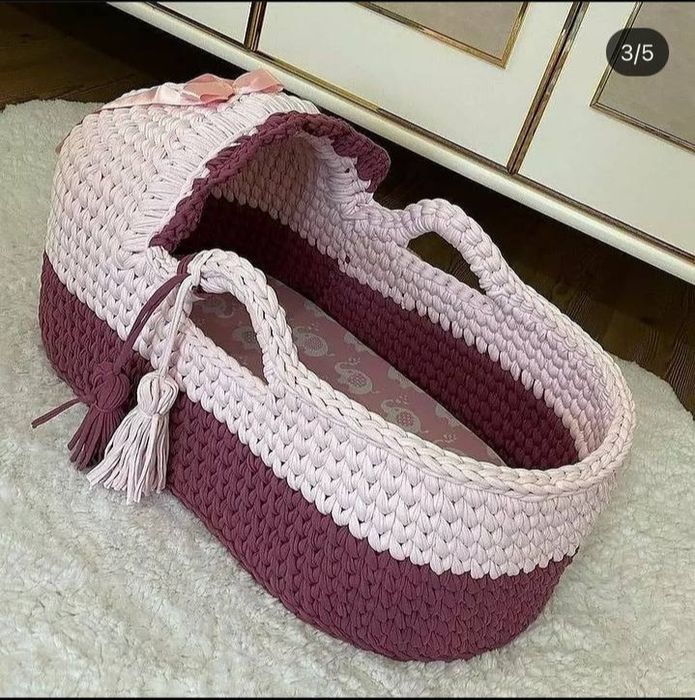 Люлька для новорожденного малыша из трикатожного материала