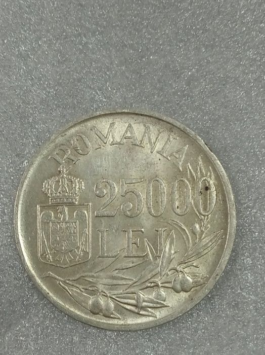 Moneda de argint 25000 lei 1946 Regele Mihai