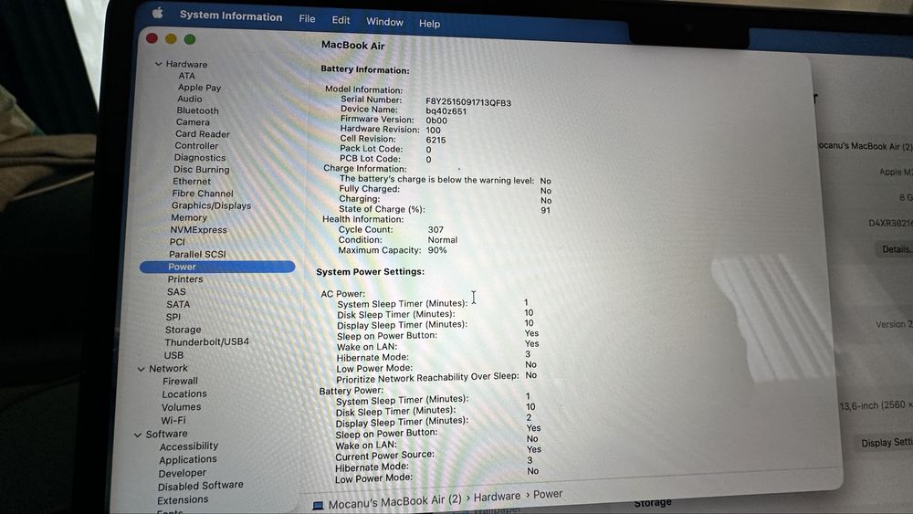 Macbook Air M2 256GB