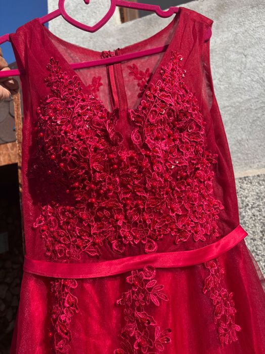 Уникална бална рокля Червена