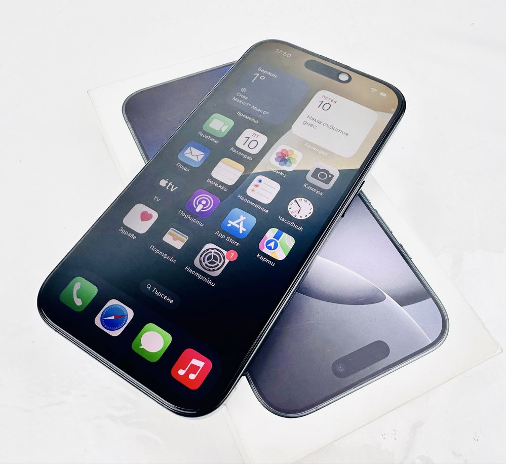 НОВ! Apple iPhone 16 Pro 128GB Black Гаранция!
