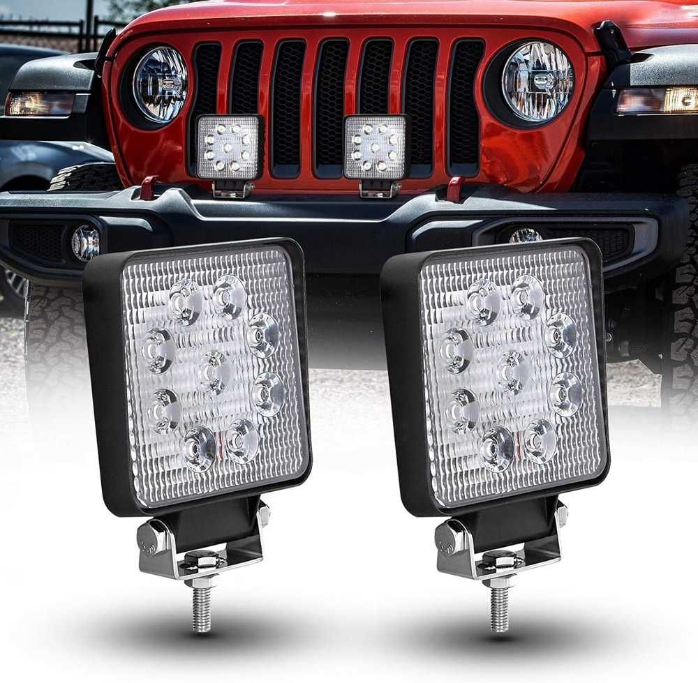 27W LED Диоден халоген 9 диода - 12/24V