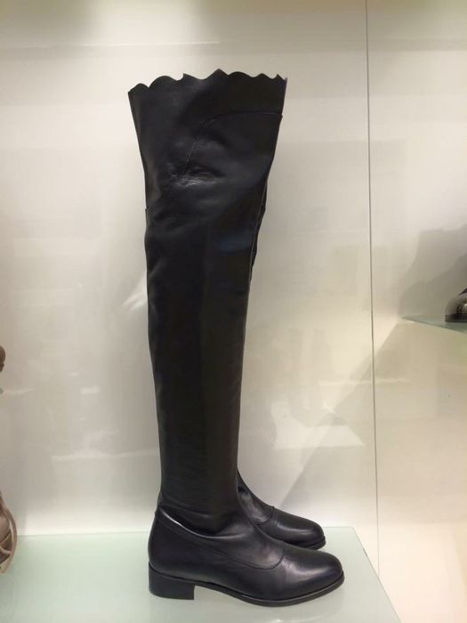 Чизми естествена кожа