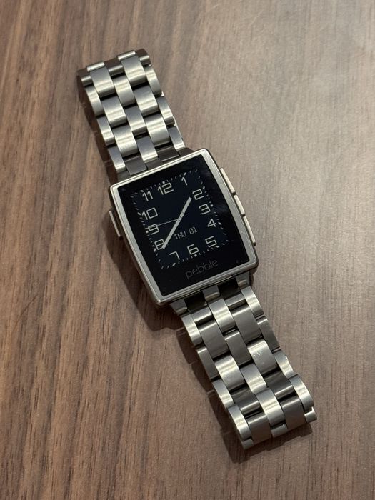 Ceas Smartwatch Pebble Steel
