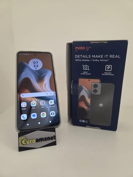 Telefon mobil Motorola Moto g34, Dual SIM, 128GB, 8GB RAM, 5G -A-