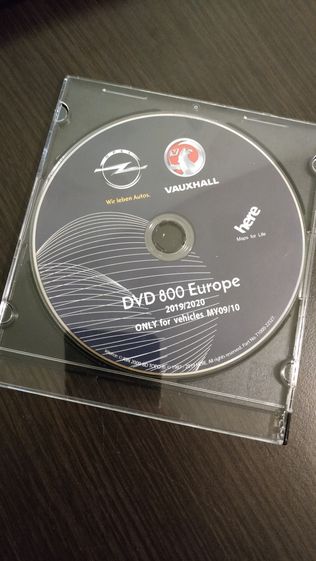 Opel Insignia MY2009/2010 Navigation DVD800 ъпдейт карти 2019/2020