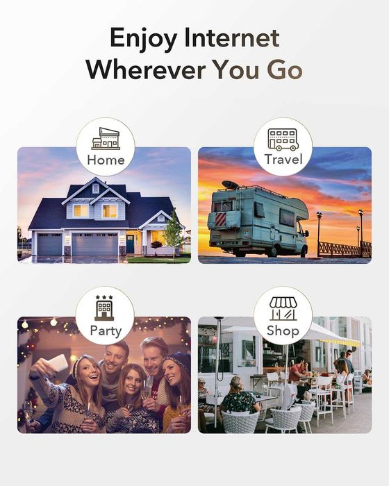 Чисто нов Cudy Отключен 4G LTE Cat 6