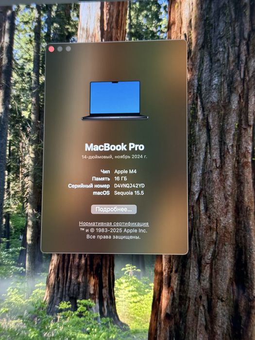 Macbook pro M4 14 (16/512)
