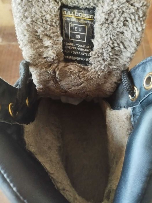 Детски боти БУЛДОЗЕР естествена кожа