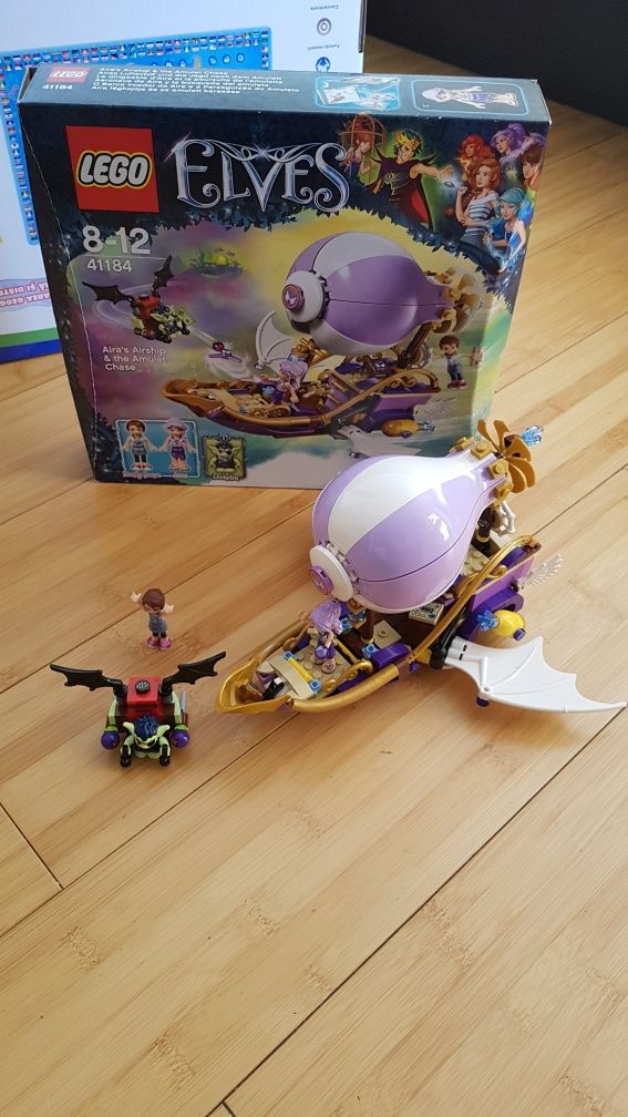 Lego Eleves Aira cu nava ei zburătoare și urmarirea amuletei