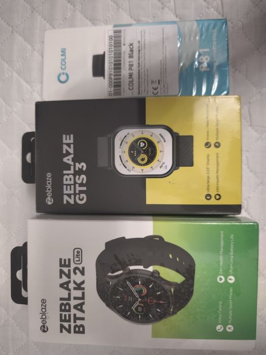 Vând smartwatch de la Xiaomi, Zeblaze,Colmi și Laxasfit noi, sigilate!