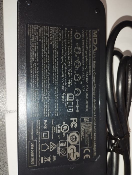 Încărcător trotineta  42v 2A