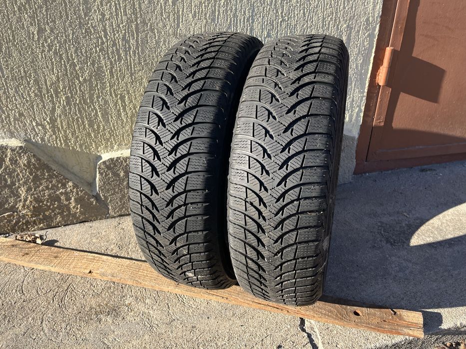 2 бр. зимни гуми 185/60/15 Michelin A4 DOT 2815 6 mm
