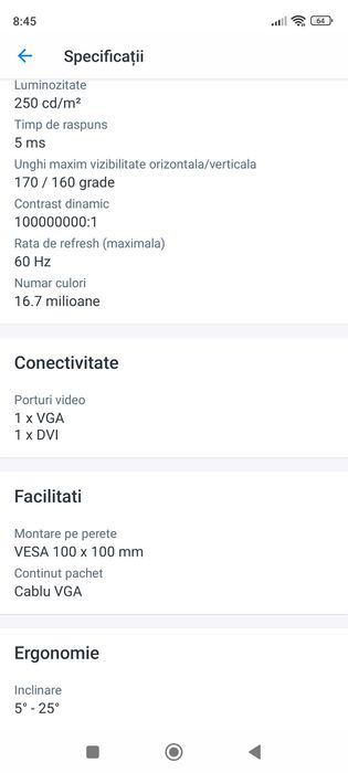 Calculator PC + monitor