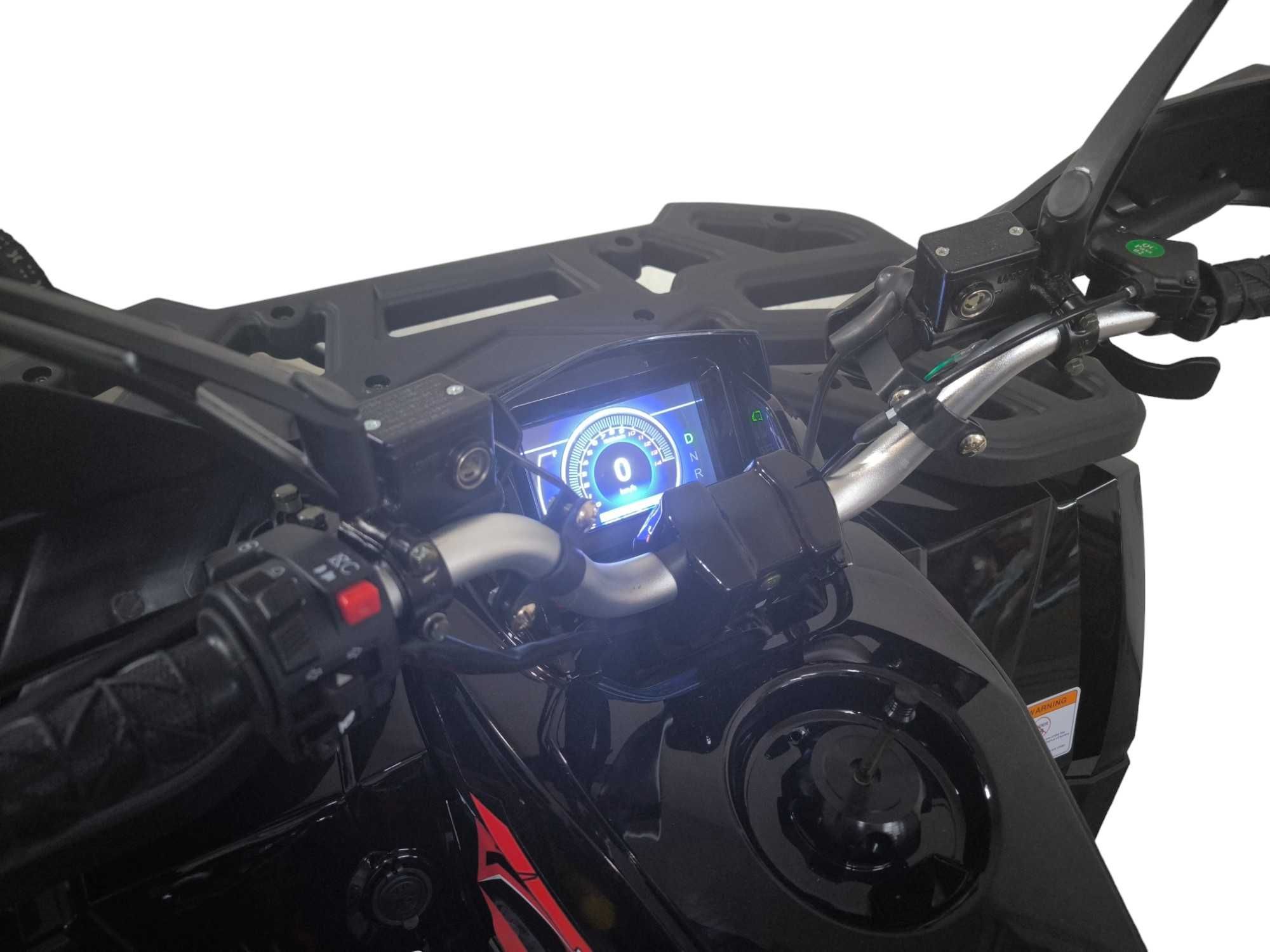 Бензиново ATV 200 кубика Shark Black & Red с LED дисплей