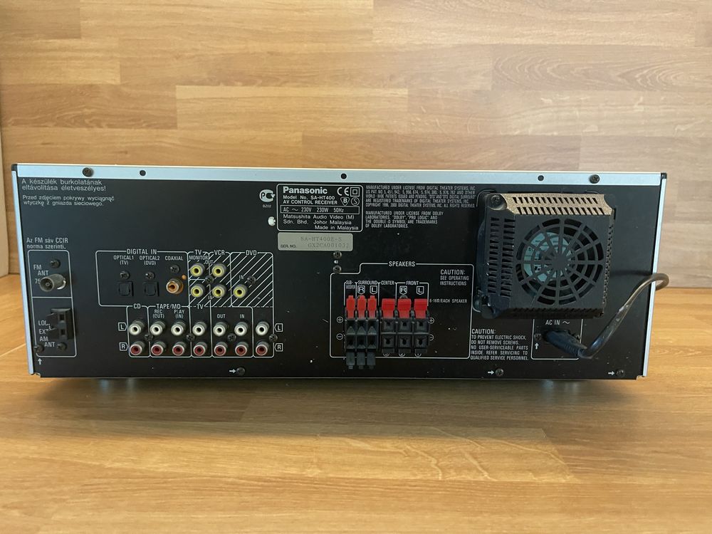 Panasonic SA-HT400 AV Control Reciever