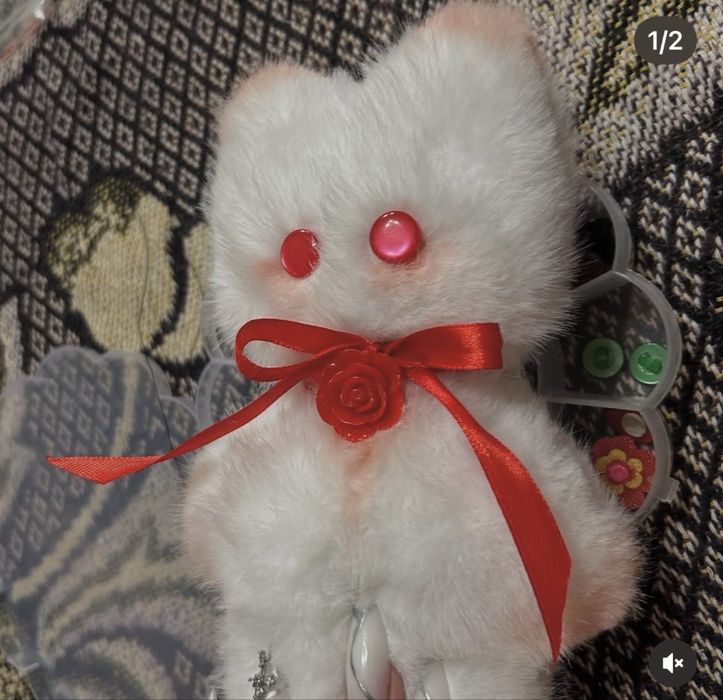 плюшевый котенок ручной работы