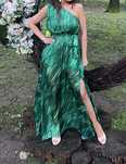 Rochie verde de seara Lynne