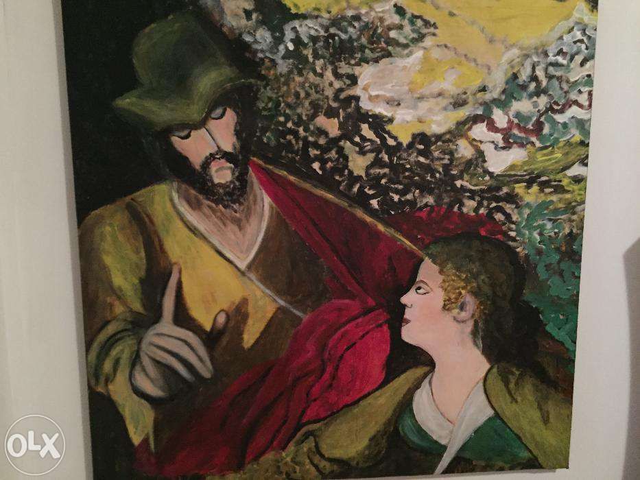 Pictura in ulei pe panza