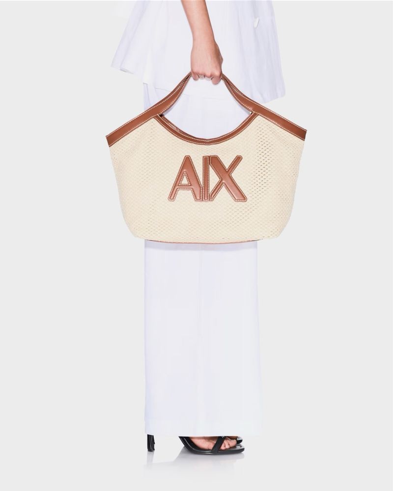 Дамска плетена чанта от плат Armani Exchange XW000410 AF12591 M1047