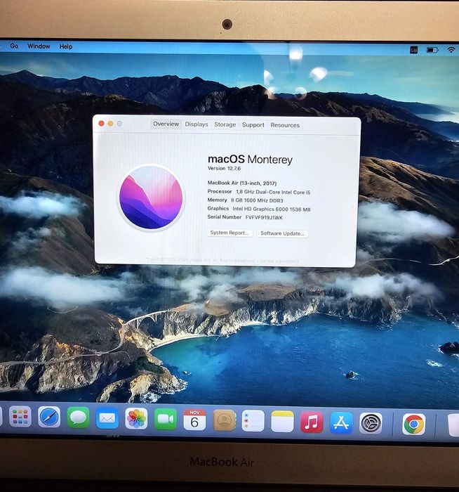 Лаптоп MacBook Air 13 2017 i5/8 RAM/128GB БЕЗПЛАТНА ДОСТАВКА!