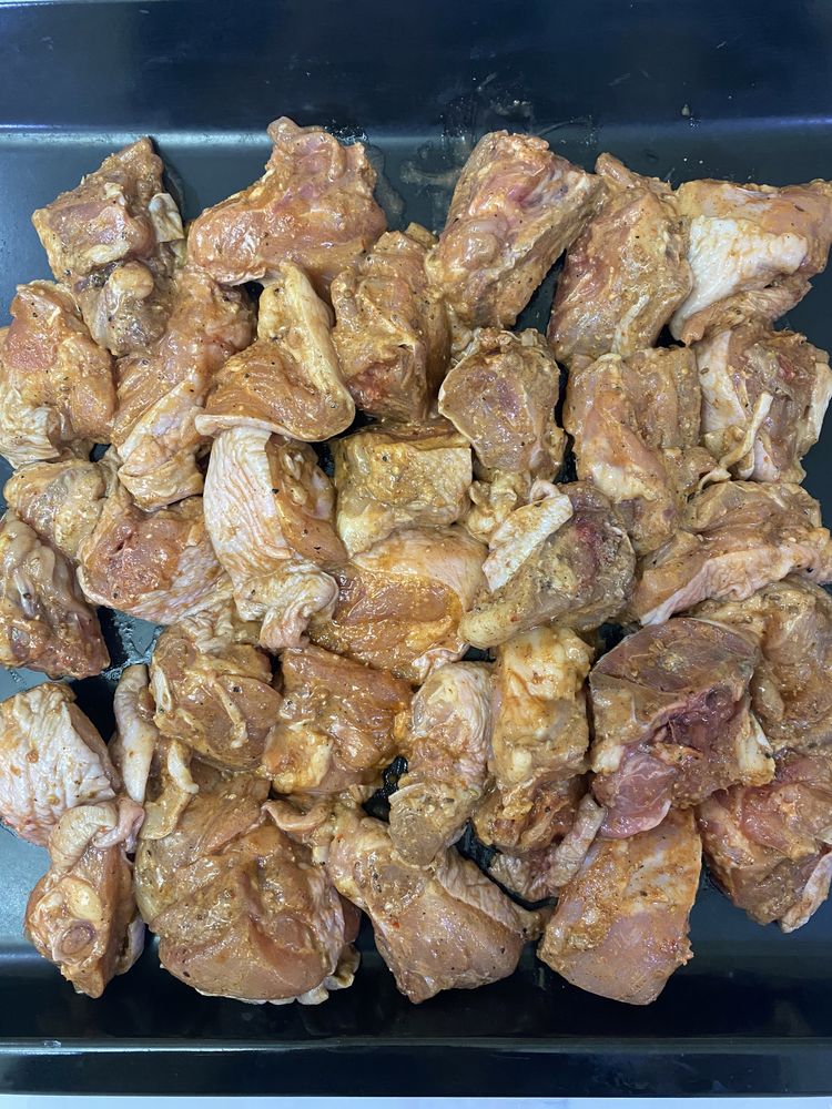 Шашлык куриный в сочном маринаде