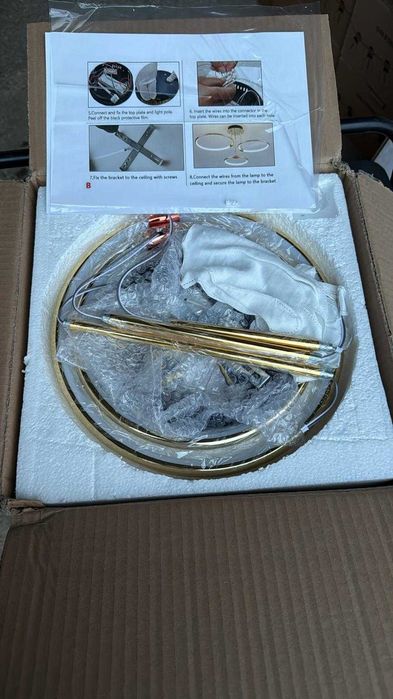 Plafoniera Gold noua 60 w