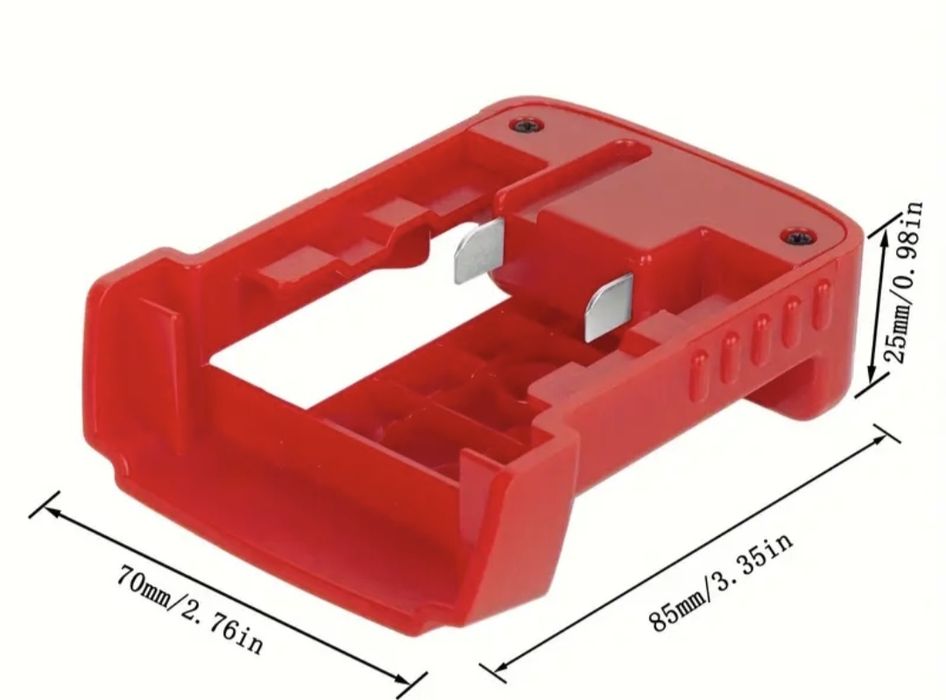 Adaptor de incarcare rapida pentru baterie Milwaukee 18V