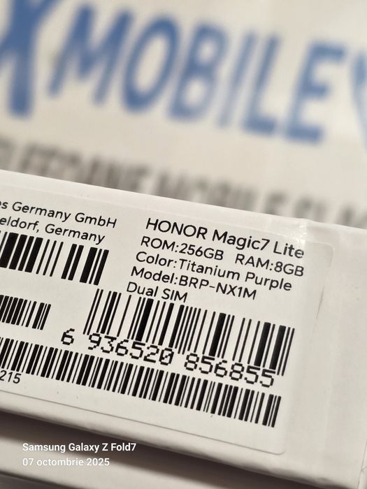 Honor Magic 7 Lite -256 GB Purple - Nou / Neactivat / Garantie
