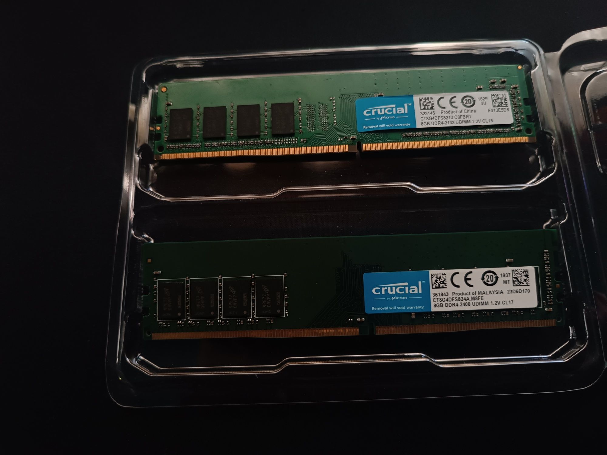 8gb RAM DDR4 nefolosite (2 bucăți)