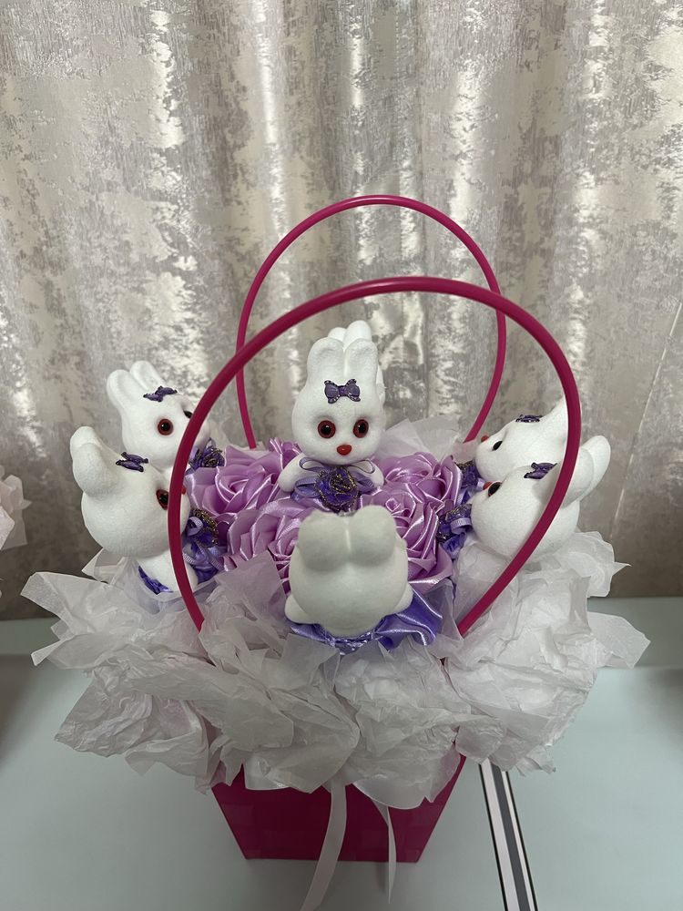 Букеты из игрушек