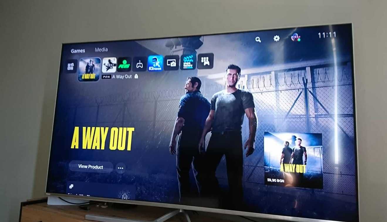 PS5 Като нов, без забележки. Готов за GTA VI, Ghost of Yotei, джойпад