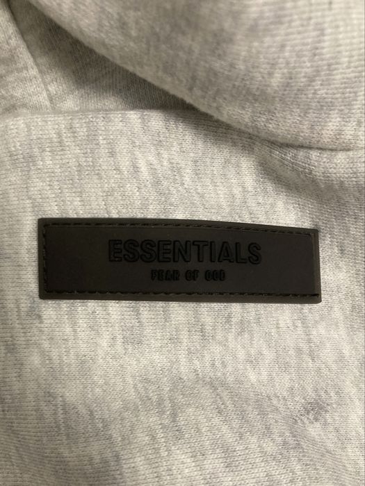Essentials hoodie сиво